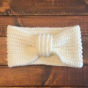KNIT KNOTTED HEADBAND EAR WARMER